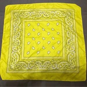 Vibrant Yellow Bandana